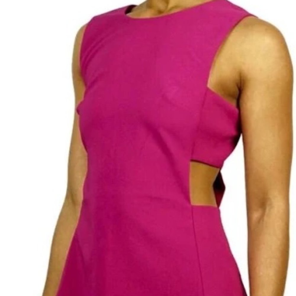 Bebe Dresses | Bebe Fuchsia Cut Out Dress | Color: Pink/Purple | Size:6